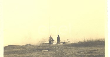 Abano. Visita di studio del Principe P.Ginori Conti e collaboratori alle solfatare. 1937
