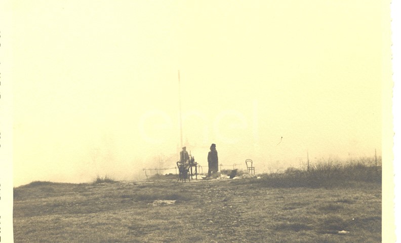 Abano. Visita di studio del Principe P.Ginori Conti e collaboratori alle solfatare. 1937