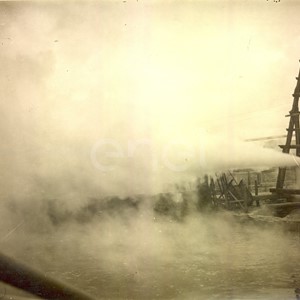 Fabbrica di Larderello. Misurazione soffioni.