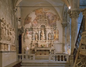 Ancona marmorea di Andrea Guardi e Altare dell'Assunta