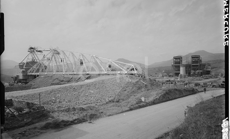 Dragline e centrale