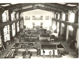 Larderello centrale N° 2 e cabina di trasformazione FF.SS. 1935/1938