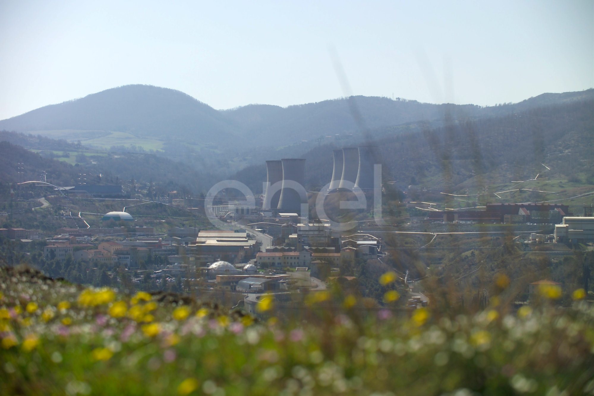 Veduta centrale di Larderello