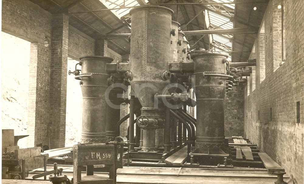 Centrale elettrica Castelnuovo. Gruppo di partecipanti alla inaugurazione della centrale elettrica.