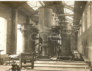 Centrale elettrica Castelnuovo. Gruppo di partecipanti alla inaugurazione della centrale elettrica.