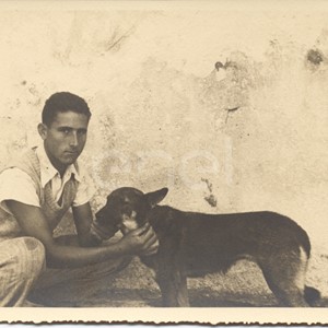 Isola di Vulcano. Visita del Principe P.Ginori Conti e collaboratori. 1937.