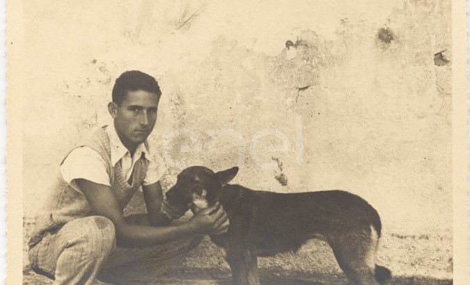 Isola di Vulcano. Visita del Principe P.Ginori Conti e collaboratori. 1937.