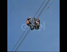 Lavori su linea alta tensione