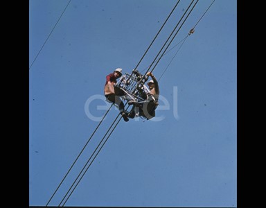Lavori su linea alta tensione