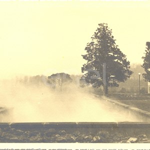 Abano. Visita di studio del Principe P.Ginori Conti e collaboratori alle solfatare. 1937