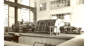 Larderello centrale N° 2 e cabina di trasformazione FF.SS. 1935/1938