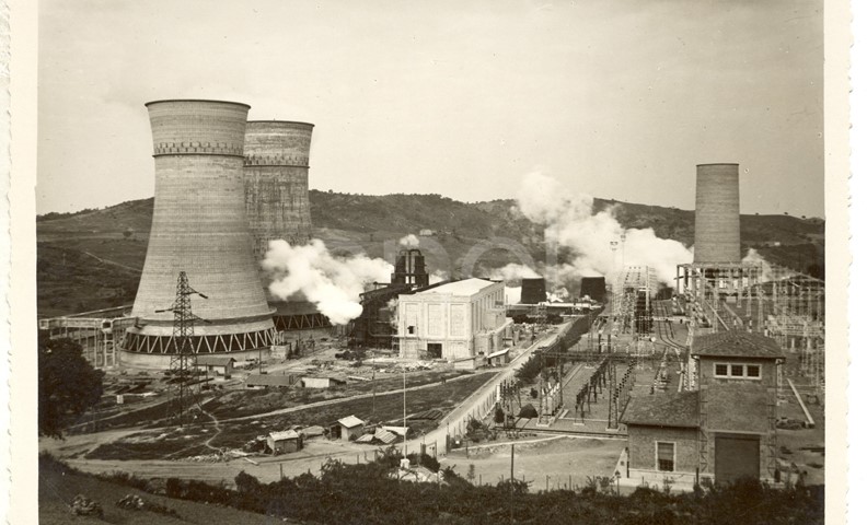 Larderello centrale N° 2 e cabina di trasformazione FF.SS. 1935/1938
