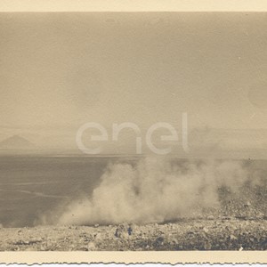 Isola di Vulcano. Visita del Principe P.Ginori Conti e collaboratori. 1937.