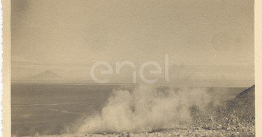 Isola di Vulcano. Visita del Principe P.Ginori Conti e collaboratori. 1937.