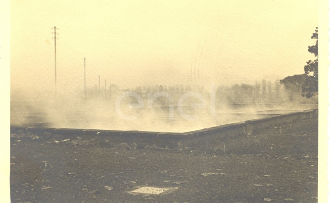Abano. Visita di studio del Principe P.Ginori Conti e collaboratori alle solfatare. 1937