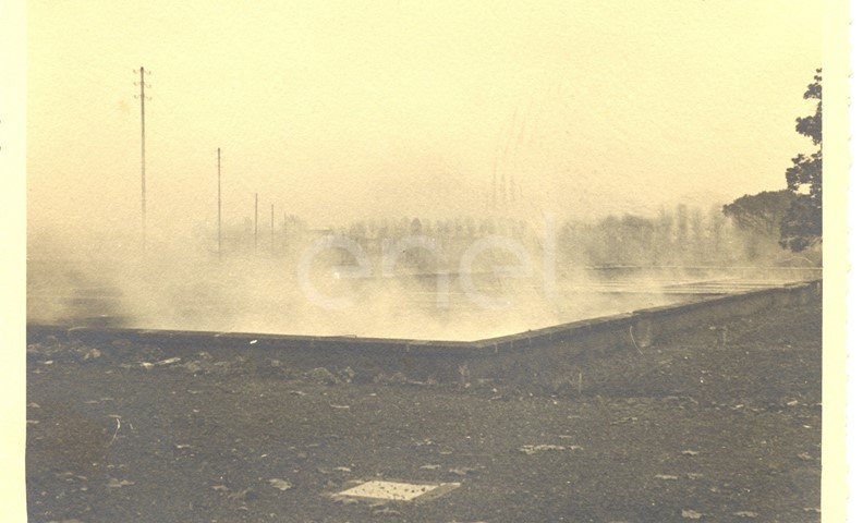 Abano. Visita di studio del Principe P.Ginori Conti e collaboratori alle solfatare. 1937