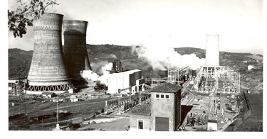 Larderello centrale N° 2 e cabina di trasformazione FF.SS. 1935/1938