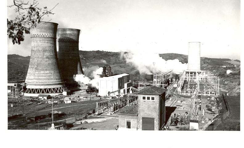 Larderello centrale N° 2 e cabina di trasformazione FF.SS. 1935/1938