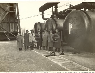 Larderello. Visite prefetti Margoni e Marzano, Sen.Bocciardo, Marchesi Imperiali, Principi Colonna, Conti Guicciardini. 1930/1937
