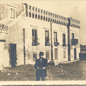 Isola di Vulcano. Visita del Principe P.Ginori Conti e collaboratori. 1937.