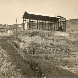 Centrale elettrica Castelnuovo. Gruppo di partecipanti alla inaugurazione della centrale elettrica.