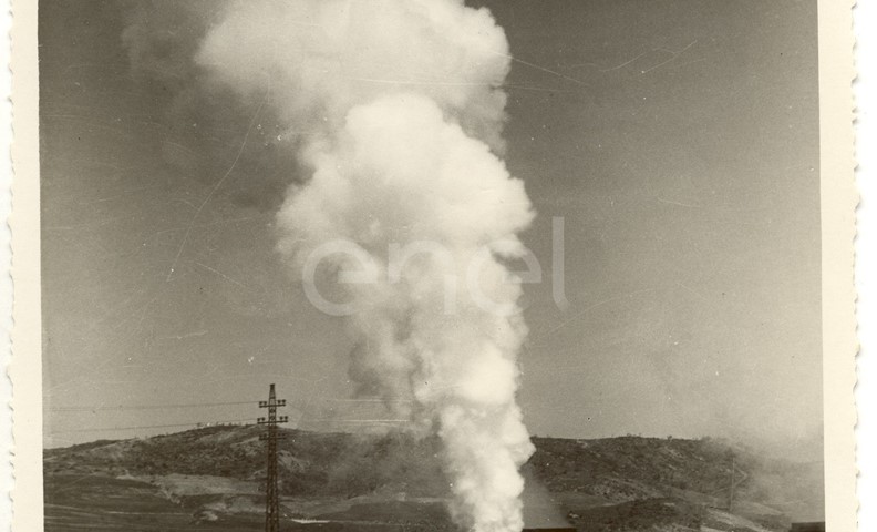 Fabbrica di Larderello. Soffionissimi n.2-4-5 e foro del Bargelli.