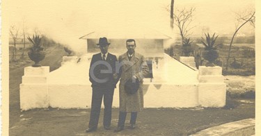 Agnano. Visita di studio del Principe P.Ginori Conti e collaboratori alle solfatare.