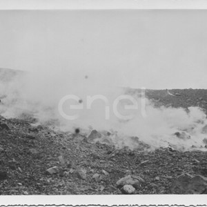 Isola di Vulcano. Visita del Principe P.Ginori Conti e collaboratori. 1937.