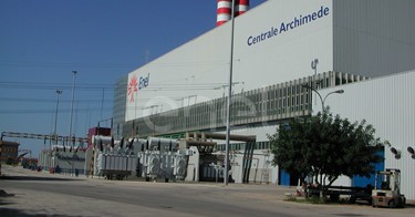 Veduta esterna della centrale