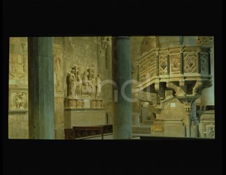 Ancona marmorea di Andrea Guardi e pulpito