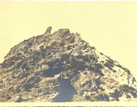 Isola di Vulcano. Visita del Principe P.Ginori Conti e collaboratori. 1937.