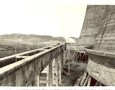Larderello centrale N° 2 e cabina di trasformazione FF.SS. 1935/1938