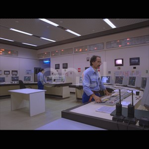 Sala comando e controllo con operatori