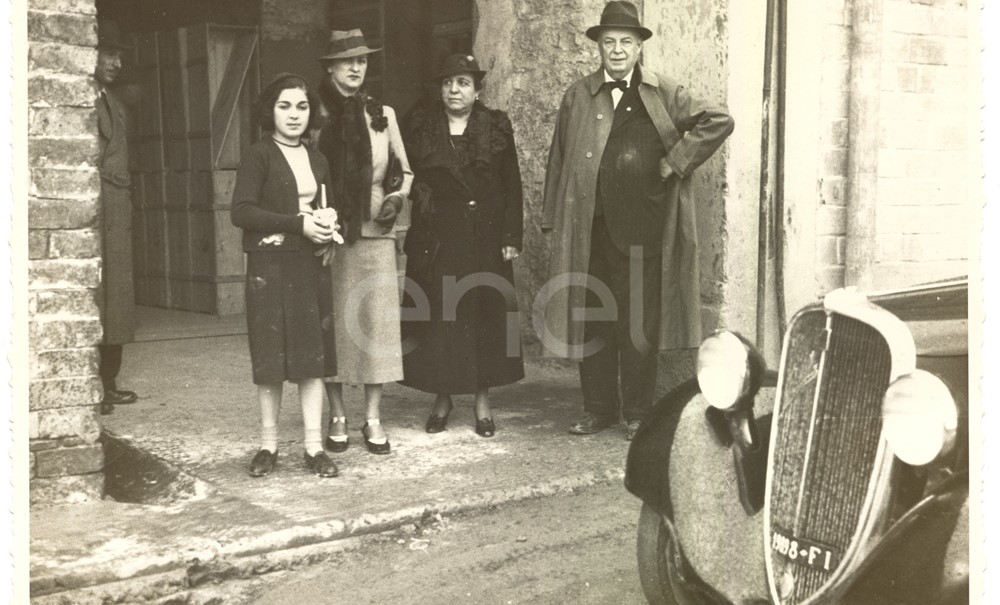Larderello. Visite prefetti Margoni e Marzano, Sen.Bocciardo, Marchesi Imperiali, Principi Colonna, Conti Guicciardini. 1930/1937