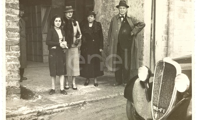Larderello. Visite prefetti Margoni e Marzano, Sen.Bocciardo, Marchesi Imperiali, Principi Colonna, Conti Guicciardini. 1930/1937
