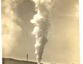 Fabbrica di Larderello. Soffionissimi n.2-4-5 e foro del Bargelli.