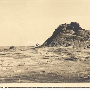 Isola di Vulcano. Visita del Principe P.Ginori Conti e collaboratori. 1937.