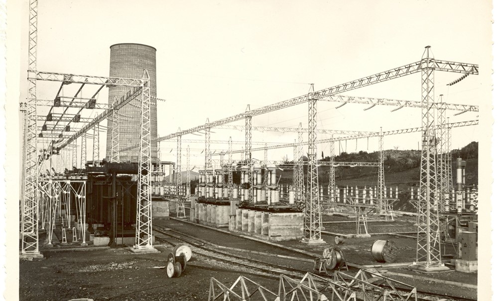 Larderello centrale N° 2 e cabina di trasformazione FF.SS. 1935/1938