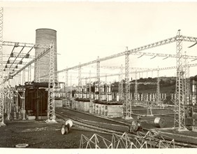 Larderello centrale N° 2 e cabina di trasformazione FF.SS. 1935/1938