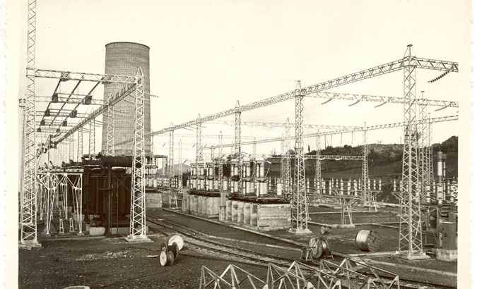 Larderello centrale N° 2 e cabina di trasformazione FF.SS. 1935/1938