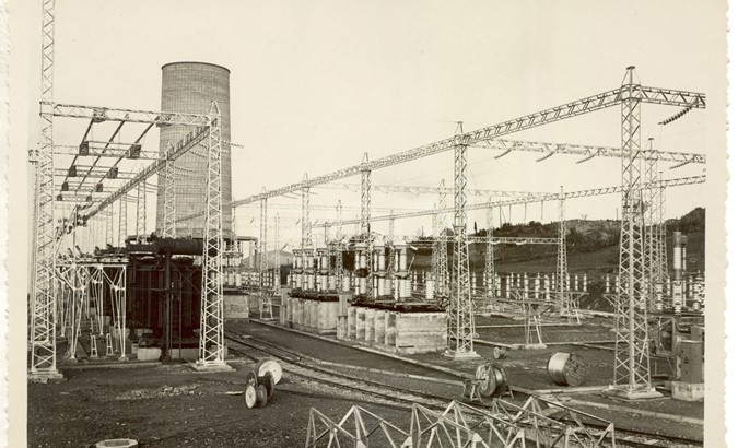 Larderello centrale N° 2 e cabina di trasformazione FF.SS. 1935/1938