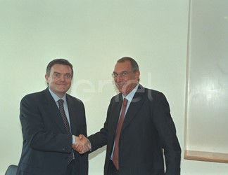 F. Tatò e il sindaco di Parma