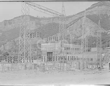 Stazione elettrica in costruzione