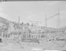 Stazione elettrica in costruzione