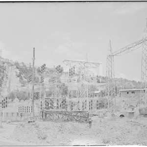 Stazione elettrica in costruzione