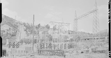 Stazione elettrica in costruzione