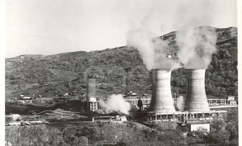 Larderello centrale N° 2 e cabina di trasformazione FF.SS. 1935/1938