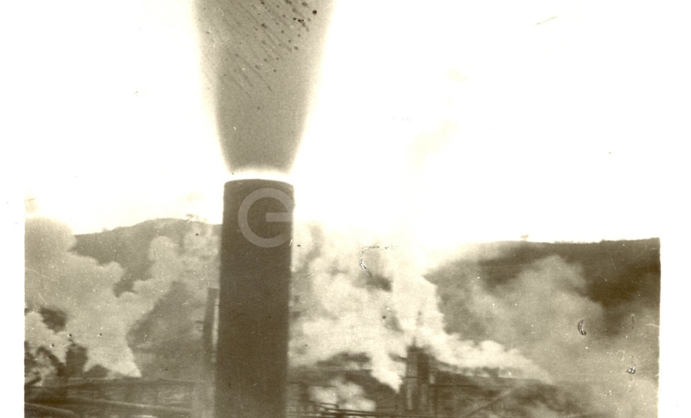 Fabbrica di Larderello. Misurazione soffioni.
