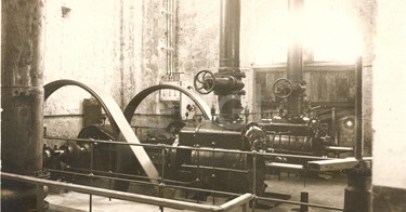 Centrale elettrica Castelnuovo. Gruppo di partecipanti alla inaugurazione della centrale elettrica.