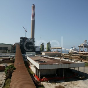 Veduta della centrale dal carbonile